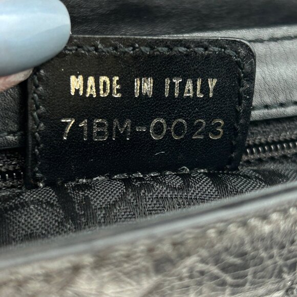 Christian Dior Street Chic Metallic Snakeskin Clutch - Picture 10 of 12